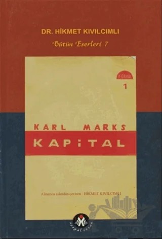 Kapital – Karl Marx – Sosyal İnsan Yayınları kitap kapağı