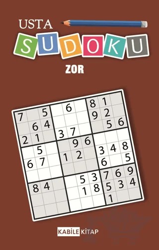 Usta Sudoku - Zor – Kolektif – Kabile Kitap kitap kapağı