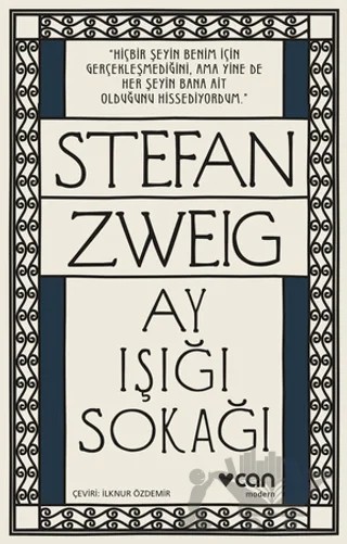 Ay Işığı Sokağı – Stefan Zweıg – Can Yayınları kitap kapağı