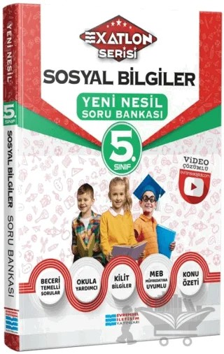 5. Sınıf Exatlon Serisi Sosyal Bilgiler Yeni Nesil Soru Bankası – Kolektif – Evrensel İletişim Yayınları kitap kapağı