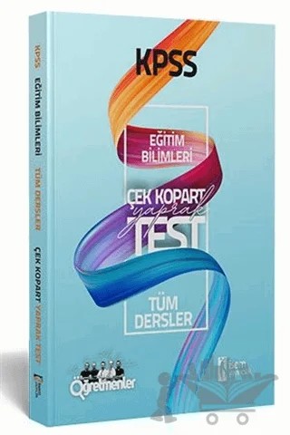 2021 KPSS Eğitim Bilimleri Çek Kopart Yaprak Test Tüm Dersler – Fatih Genç, Ömer Ekici, Özgür Ulaş Bölücek, Selim Sırrı Atay, Tufan Genç – İSEM Yayıncılık kitap kapağı