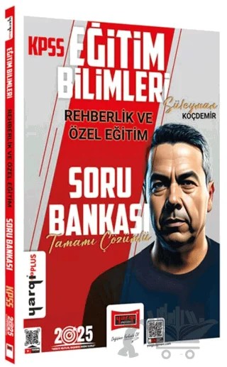 2025 KPSS Eğitim Bilimleri Tamamı Çözümlü Rehberlik ve Özel Eğitim Soru Bankası – Süleyman Koçdemir – Yargı Yayınevi kitap kapağı