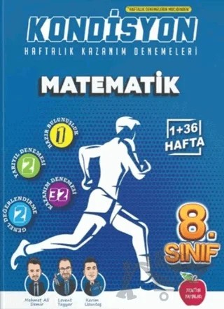 8. Sınıf Matematik Kondisyon Haftalık Kazanım Denemeleri – Kolektif – Newton Yayınları kitap kapağı