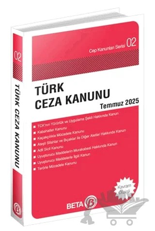 Türk Ceza Kanunu Temmuz 2025 – Celal Ülgen – Beta Yayınevi kitap kapağı