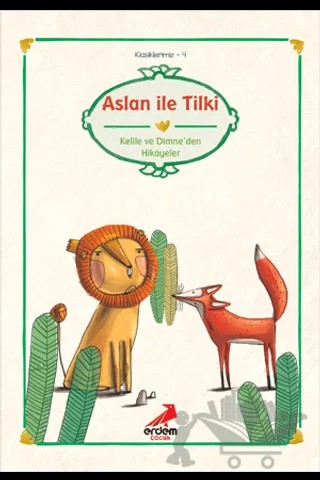 Aslan ile Tilki – Beydeba – Erdem Çocuk kitap kapağı