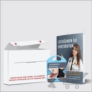 Çocuğumun İlk Doktoruyum - Ebeveynler İçin Temel İlk Yardım Başucu Kitapçığı ve İlk Yardım Seti – Muzaffer İslam, Selma Atay İslam – İstanbul Tıp Kitabevi kitap kapağı