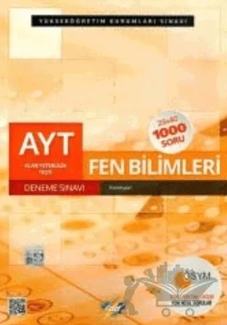 AYT Fen Bilimleri Deneme Sınavı – Kolektif – Fdd Yayınları kitap kapağı