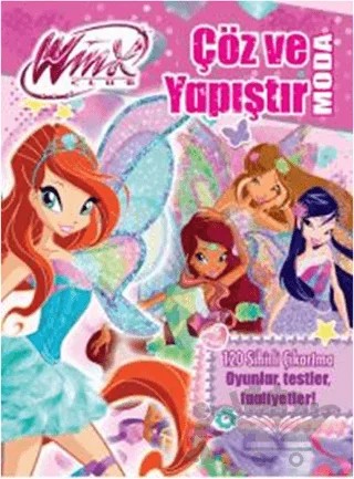 Winx Club - Çöz ve Yapıştır Moda – Kolektif – Doğan Egmont Yayıncılık kitap kapağı