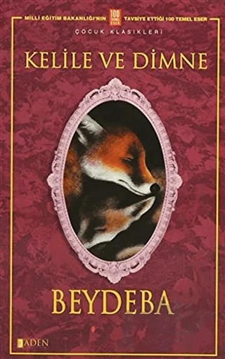 Kelile ve Dimne – Beydeba – Aden Yayıncılık kitap kapağı