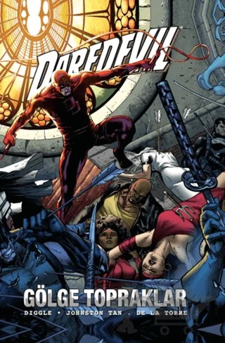 Daredevil - Gölge Topraklar – Andy Diggle, Antony Johnston – Arka Bahçe Yayıncılık kitap kapağı