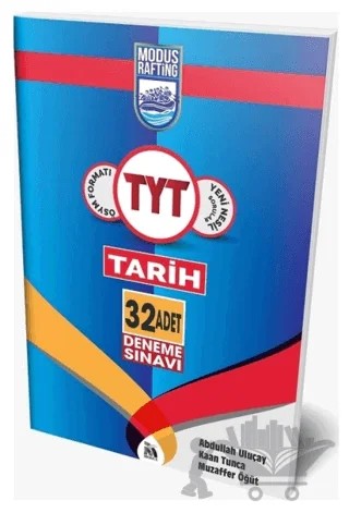 YKS TYT Rafting Tarih 32 Deneme – Abdullah Uluçay, Muzaffer Öğüt – Modus Yayınları kitap kapağı