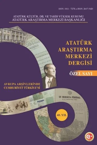 Atatürk Araştırma Merkezi Dergisi 40. Yıl Özel Sayı – Atatürk Araştırma Merkezi kitap kapağı