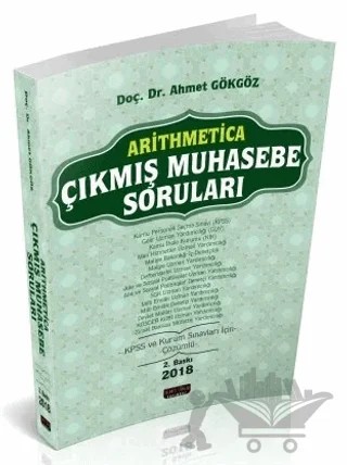 KPSS A Grubu Arithmetica Çıkmış Muhasebe Soruları Çözümlü – Ahmet Gökgöz – Savaş Yayınevi kitap kapağı