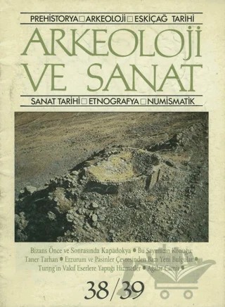 Arkeoloji ve Sanat Dergisi Sayı 38 - 39 – Arkeoloji ve Sanat Dergisi kitap kapağı