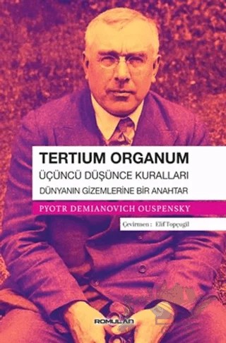 Tertium Organum – Pyotr Demianovich Ouspensky – Romulan kitap kapağı