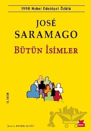 Bütün İsimler – Jose Saramago – Kırmızı Kedi Yayınevi kitap kapağı