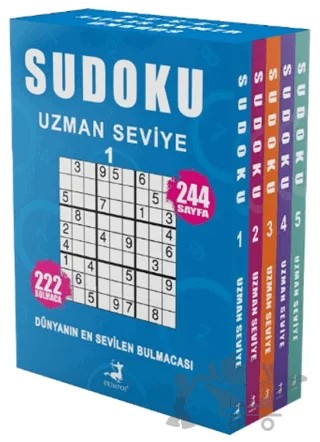 Sudoku Uzman Seviye 5 Kitap Set – Ahmet Ayyıldız – Olimpos Yayınları kitap kapağı