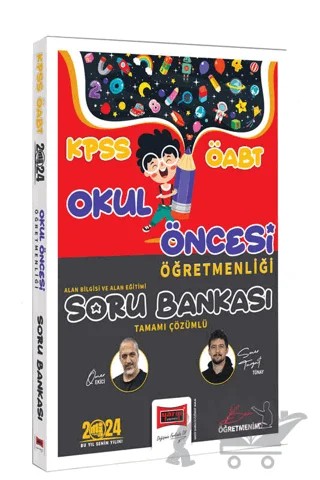 2024 ÖABT Okul Öncesi Öğretmenliği Tamamı Çözümlü Soru Bankası (Alan Bilgisi ve Alan Eğitimi) – Kolektif – Yargı Yayınevi kitap kapağı