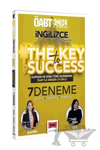 2024 ÖABT İngilizce Öğretmenliği The Key To Tamamı Çözümlü 7 Deneme – Sevgi Şahin – Yargı Yayınevi kitap kapağı