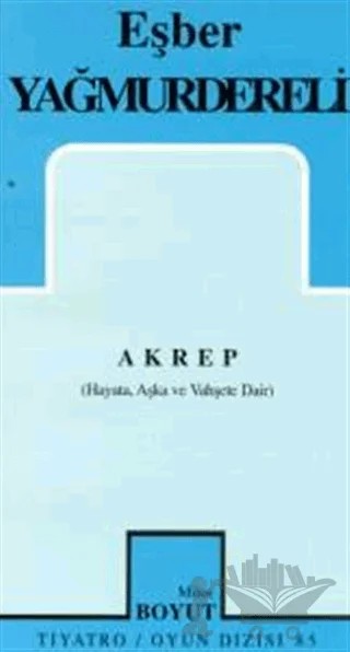 Akrep – Eşber Yağmurdereli – Mitos Boyut Yayınları kitap kapağı