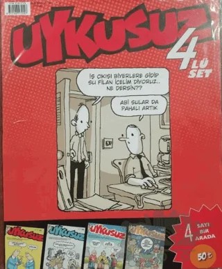 Uykusuz 4'lü Set 2024 - 03 – Mürekkep Basın Yayın kitap kapağı