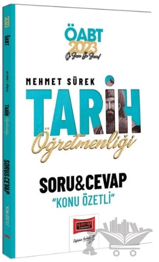Yargı Yayınları 2023 KPSS ÖABT Tarih Öğretmenliği Konu Özetli Soru Cevap – Mehmet Sürek – Yargı Yayınevi kitap kapağı