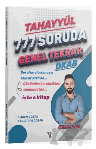ÖABT MEB - AGS 777 Soruda Genel Tekrar Soru Bankası Çözümlü – Mustafa Çoban, Adem Çoban – Tahayyül Yayınları kitap kapağı