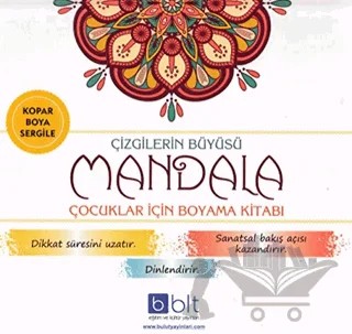 Çizgilerin Büyüsü - Mandala Çocuklar İçin Boyama Kitabı – Kolektif – Bulut Eğitim ve Kültür Yayınları kitap kapağı
