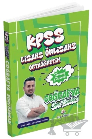 2026 KPSS Lisans Lise Ortaöğretim Ön Lisans Coğrafya Soru Bankası Çözümlü – Enes Eker – Dizgi Kitap kitap kapağı