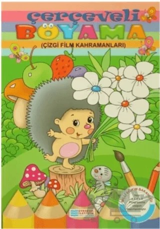 Çerçeveli Boyama - Çizgi Film Kahramanları – Kolektif – Evrensel İletişim Yayınları kitap kapağı