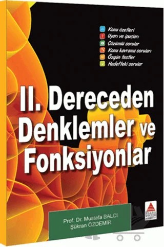 2. Dereceden Denklemler ve Fonksiyonlar – Şükran Özdemir – Delta Kültür Yayınevi kitap kapağı