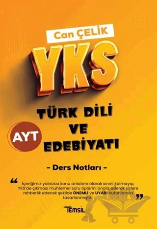 Yks Türk Dili ve Edebiyatı Ders Notları – Can Çelik – Temsil Kitap kitap kapağı