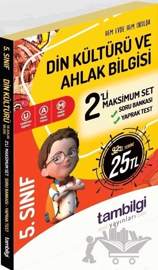 5. Sınıf Din Kültürü ve Ahlak Bilgisi 2'li Doping Set – Kolektif – Tambilgi Yayınları kitap kapağı
