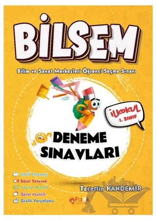 Bilsem (Bilim ve Sanat Merkezleri Öğrenci seçme Sınavı) – Tacettin Kandemir – Fark Yayınları kitap kapağı