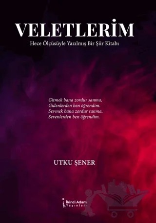 Veletlerim – Utku Şener – İkinci Adam Yayınları kitap kapağı