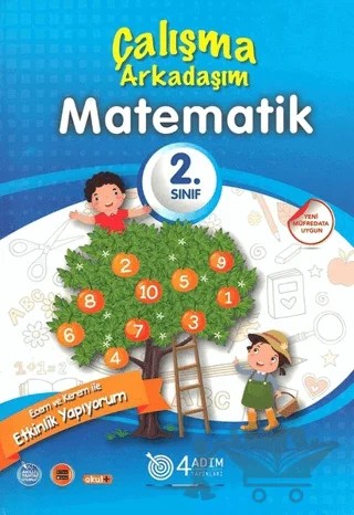 2. Sınıf Matematik - Çalışma Arkadaşım – Özge Akbal Üstün – 4 Adım Yayınları kitap kapağı