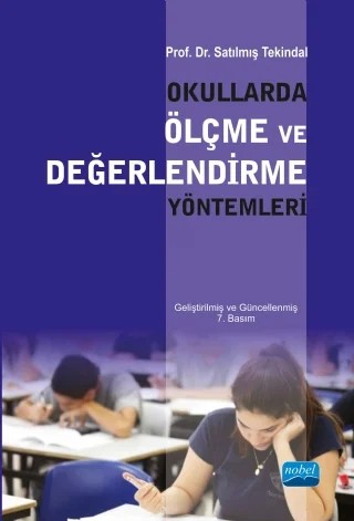 Okullarda Ölçme ve Değerlendirme Yöntemleri – Satılmış Tekindal – Nobel Akademik Yayıncılık kitap kapağı