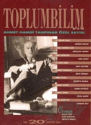 Toplumbilim Sayı: 20 Ahmet Hamdi Tanpınar Özel Sayısı – Bağlam Yayınları kitap kapağı