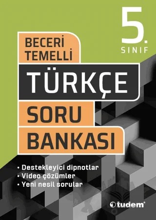 5. Sınıf Türkçe Beceri Temelli Soru Bankası – Kolektif – Tudem Yayınları - Bayilik kitap kapağı