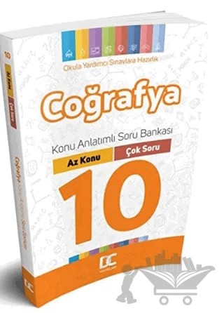 10. Sınıf Coğrafya Konu Anlatımlı Soru Bankası Az Konu Çok Soru – Kolektif – ​Doğru Cevap Yayınları kitap kapağı
