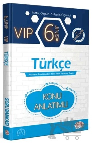 6. Sınıf VIP Türkçe Konu Anlatımlı – Kolektif – Editör Yayınevi kitap kapağı