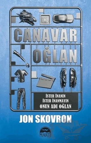 Canavar Oğlan – Jon Skovron – Martı Yayınları kitap kapağı