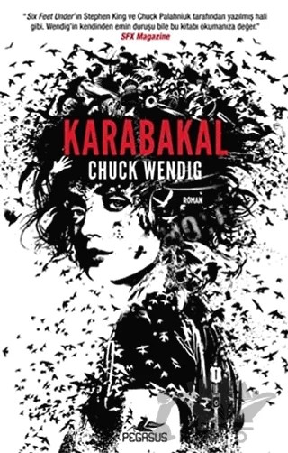Karabakal – Chuck Wendig – Pegasus Yayınları kitap kapağı