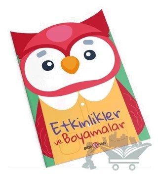 Baykuş - Etkinlikler ve Boyamalar – Kolektif – Beta Kids kitap kapağı