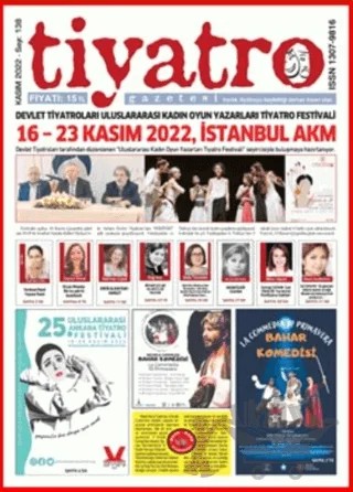 Tiyatro Gazetesi Sayı: 138 Kasım 2022 – Tiyatro Gazetesi kitap kapağı