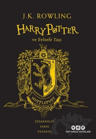 Harry Potter ve Felsefe Taşı 20. Yıl Hufflepuff Özel Baskısı – J. K. Rowling – Yapı Kredi Yayınları kitap kapağı