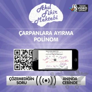 Çarpanlara Ayırma Polinom 4 – Fikret Çelenk, Merve Çelenk – Akıl Fikir Mektebi kitap kapağı