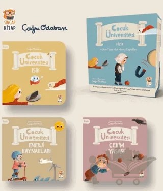 Çocuk Üniversitesi Fizik Set (3 Kitap) – Çağrı Odabaşı – Sincap Kitap kitap kapağı