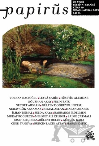 Papirüs 49. Sayı – Vedat Akdamar – Artshop Yayıncılık kitap kapağı