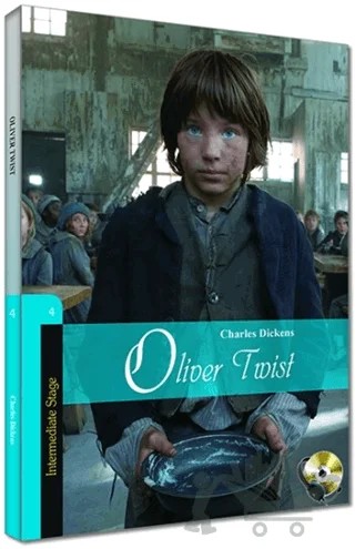 İngilizce Hikaye Oliwer Twist - Sesli Dinlemeli – Charles Dickens – Kapadokya Yayınları - Dil Kitapları kitap kapağı